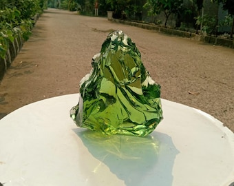 1775 gr Andara Crystal Green Monatomic for Meditation