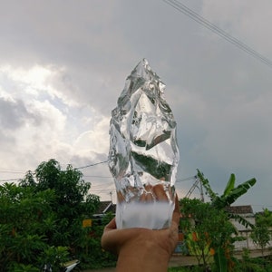 2181 gr of rough Andara Crystal Clear Diamond Milky Monatomic for Meditation