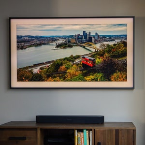 Samsung Frame TV Art - Pittsburgh Skyline