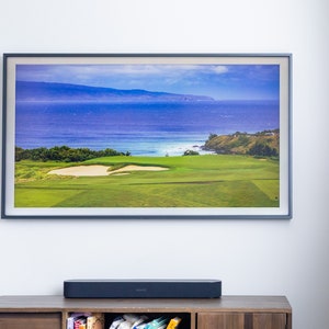 Samsung Frame TV Art - Kapalua Plantation Hole 11 Hawaii Maui