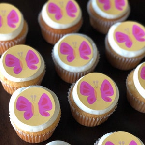 Butterfly Cupcake Cookie Cake Edible Images Sugar Sheets Icing Sheets