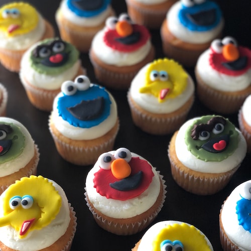 Fondant Cupcake Toppers Etsy