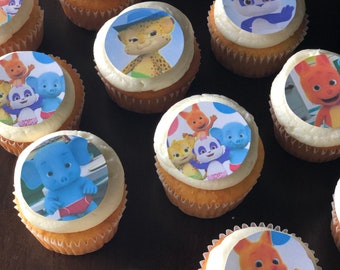 Imágenes comestibles para cupcakes, galletas y pasteles, láminas de azúcar y glaseado.