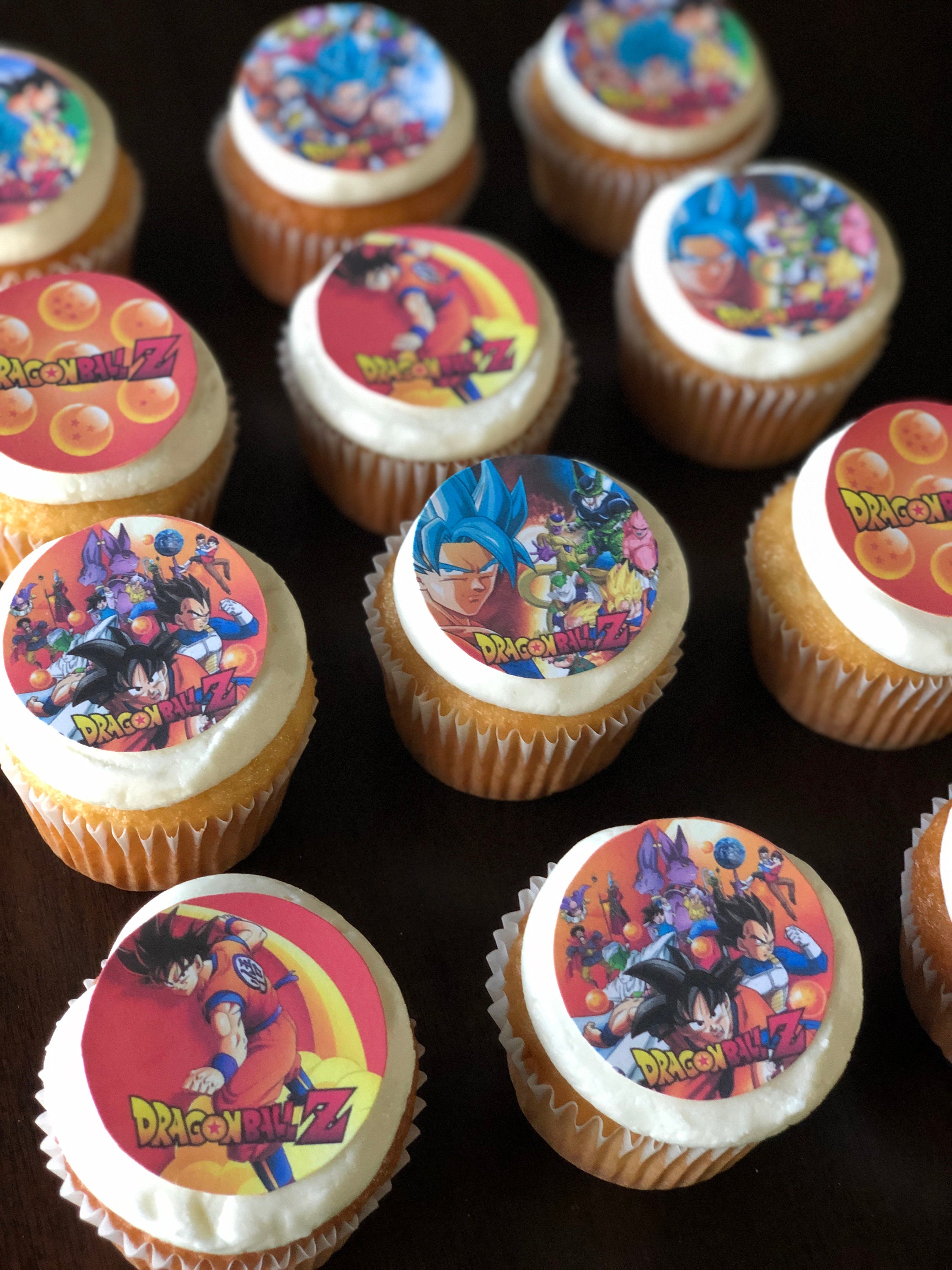 Vegeta Louis Vuitton Supreme Nike Dragon Ball Edible Cake Toppers