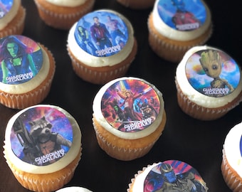 Imágenes comestibles para cupcakes, galletas y pasteles, láminas de azúcar y glaseado.