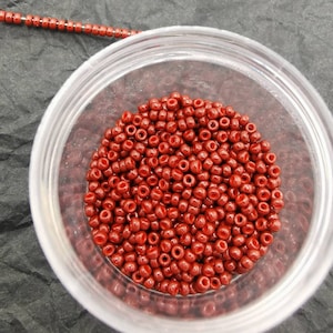 11/0, 2mm, Japanese, Seed Beads, Glass, Round, Jewelry, Sew, Khaki, opaque, sewing, Dark, Wine red, Royal blue, embroidery, Beads, 5g