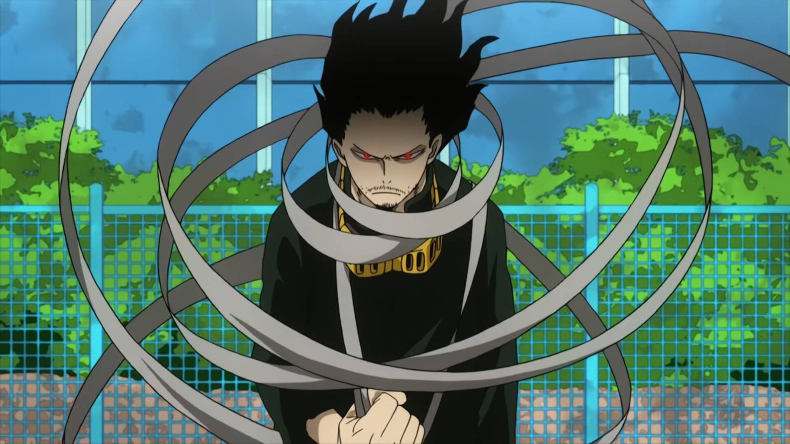 Handknit Eraserhead Scarf My Hero Acadamia Anime Manga Etsy