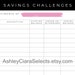 Cash Stuffing Tracker Printable/download, Money Challenge, Instant ...