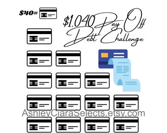 Debt Savings Challenge Printable/Download, Money Challenge, Instant Download, Digital Download, Editable PDF, Use on Tablet or Print