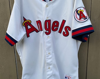 Vintage Rawlings MLB California Angels Greenwald #10 Baseball Jersey Size 46