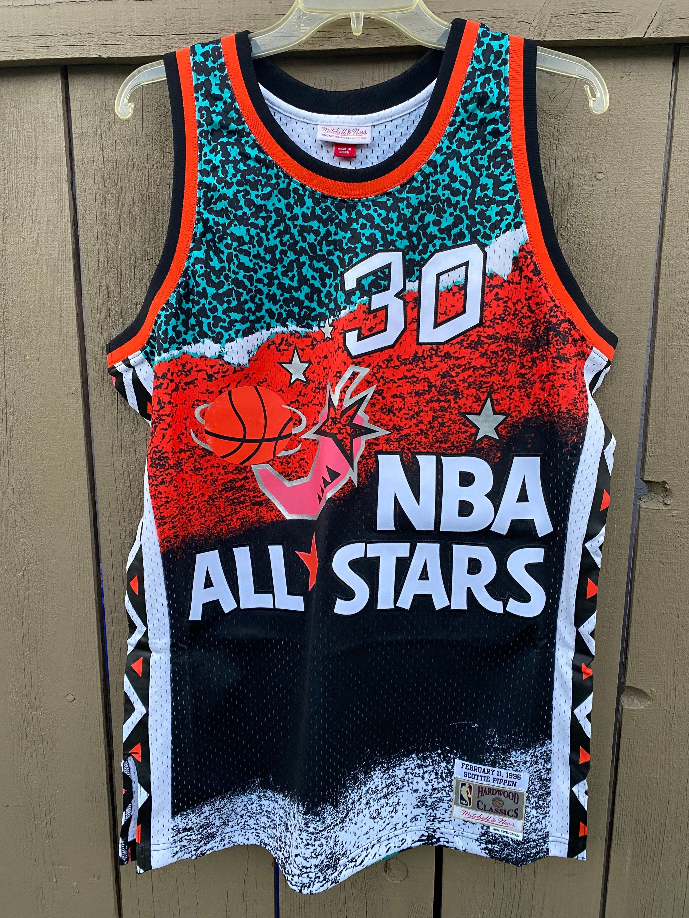 Scottie Pippen 96 All-Stars Hardwood Classic Swingman NBA Jersey