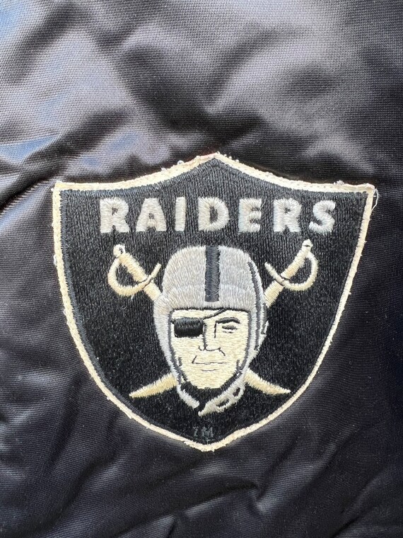 90s Chalk Line™️ LOS ANGELES RAIDERS™️ Oakland Los Angeles Raiders Chalk Line Starter Jacket