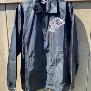 Rare Sample Mitchell & Ness San Antonio Spurs 1996 NBA Black Jacket Size Large