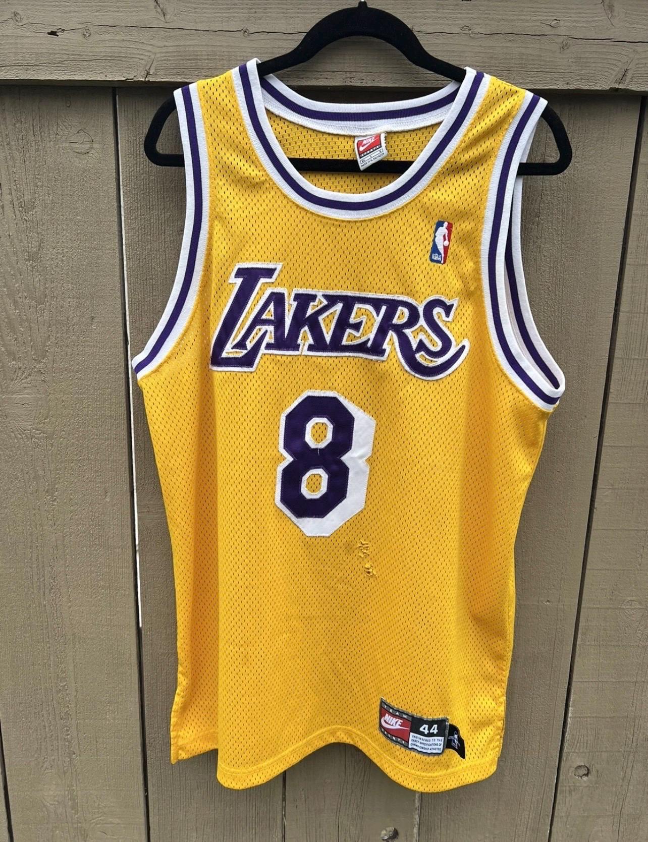 Nike Lakers 8番 Bryant ジャージ サイズ44 Vintage Rare Authentic Team Nike Kobe Bryant #8 Los Angeles Lakers