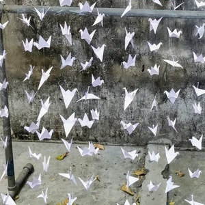 Handgemaakte papieren kraanvogels (elke stijl)