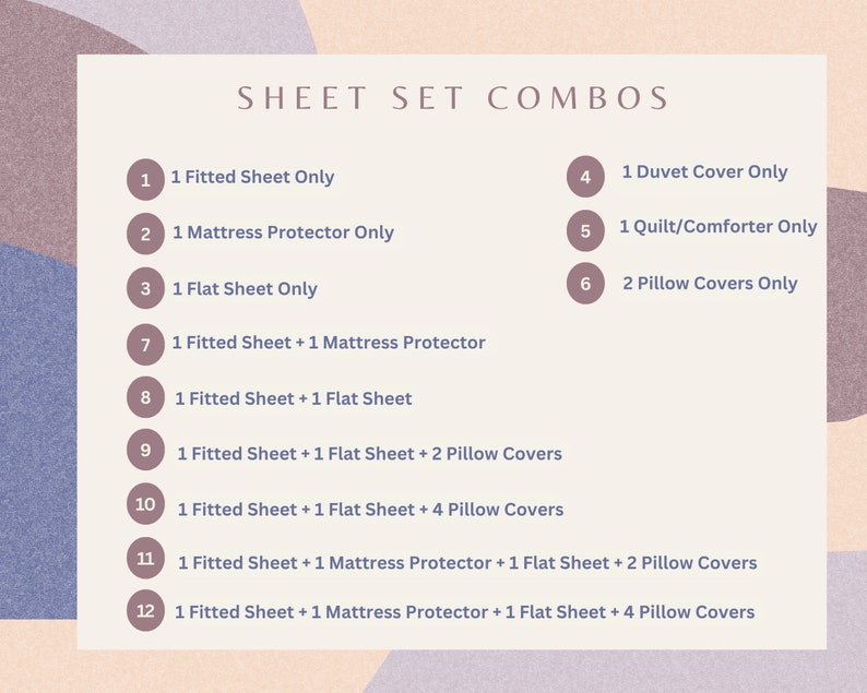 Custom Fitted Sheets /Sheet Set/Combined Mattresses Any Size/Shape/Color Premium 100% Egyptian Cotton Sateen 400tc Ultra Soft image 7