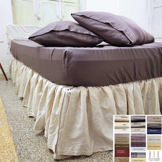 Bed skirt drop length online