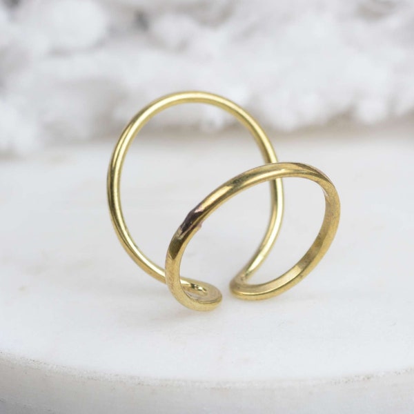 Sterling Silver Splint Ring Adjustable for PIP or DIP Joint • Swan Neck Splint • Arthritis ring • RA Rheumatoid Arthritis Splint •