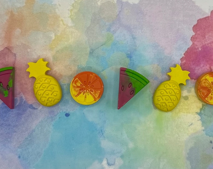 Featured listing image: Summer Fruit Crayons - Set of 6