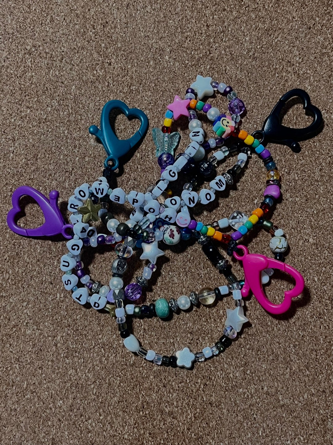 BTS Inspired Keychain Straps Etsy