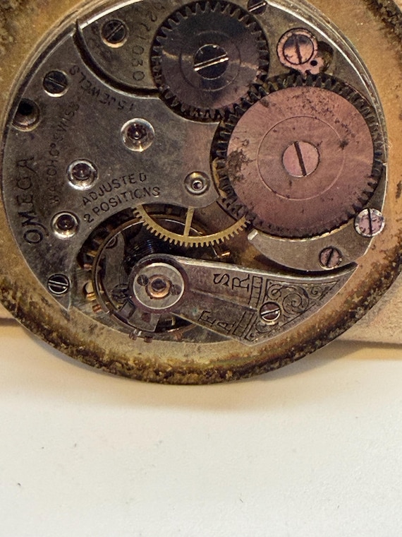 Omega pocket watch movement View 2