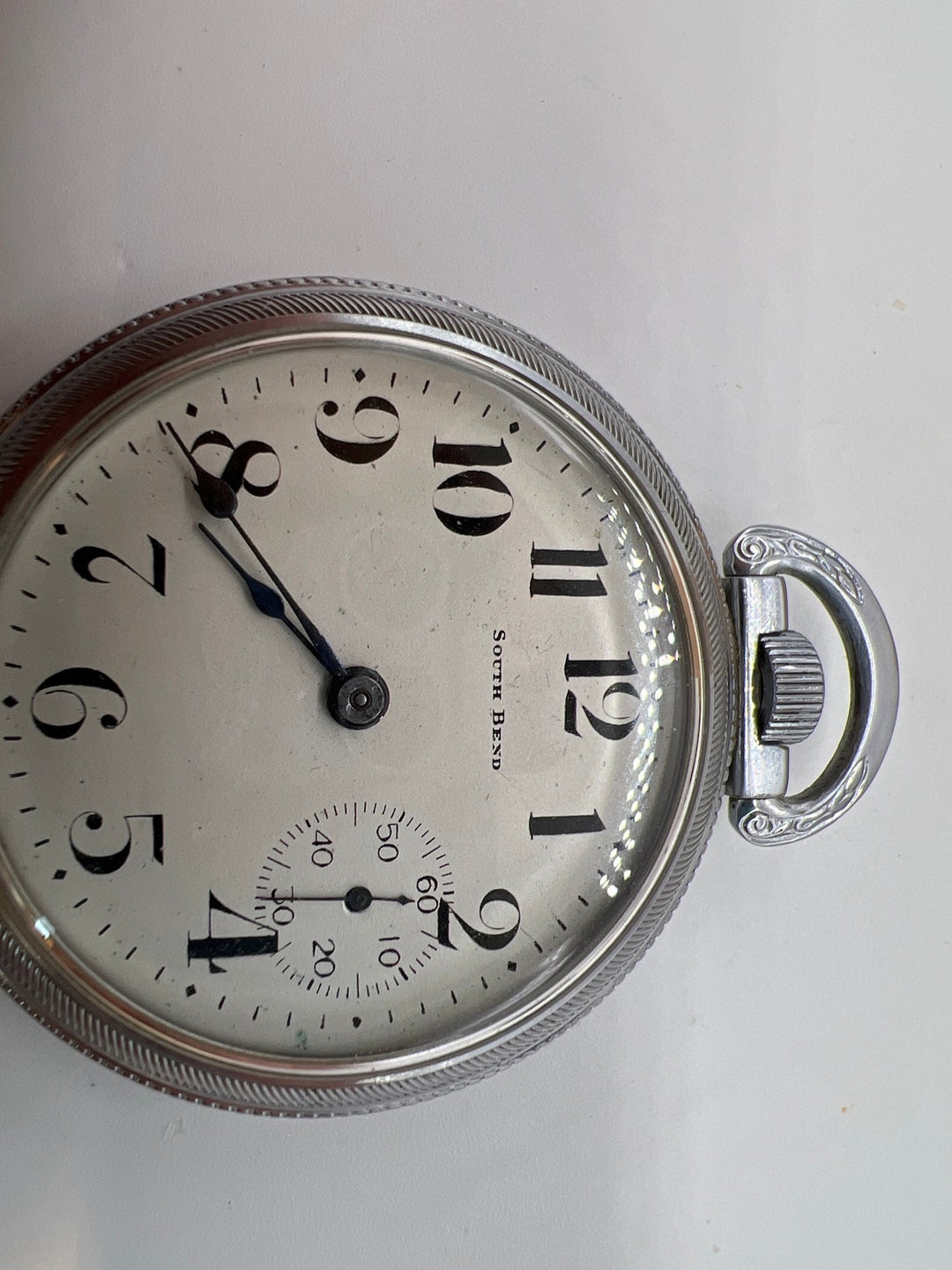 South Bend Pocket Watch. Etsy