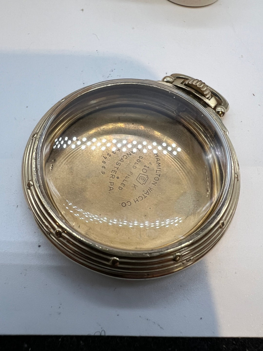 Hamilton Watch Co. 10K Gold Filled Watch Case Etsy