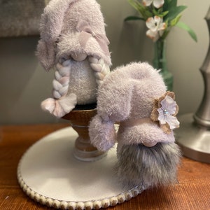 Soft Fuzzy Pink Gnomes, Spring Gnomes, Mothers Day Gnomes
