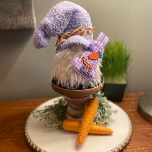 Happy Easter Gnome with Shaggy Beard