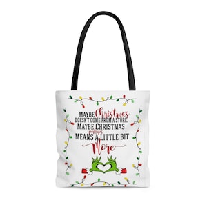 Sac fourre-tout Grinch avec cœur