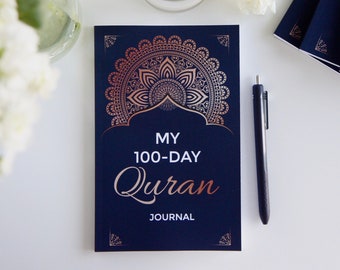 100-Day Quran Journal: Muslim Reflection & Dua Diary, Eid Gift