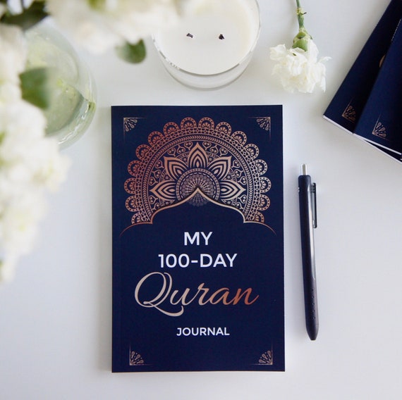 100-Day Quran Journal: Muslim Reflection & Dua Diary, Eid Gift