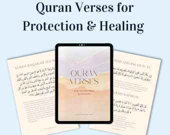 Hiday Press | Koranverse für Schutz & Heilung Digitales PDF | Islamische Heilkunst | Ruqyah Produkt | Sunnah