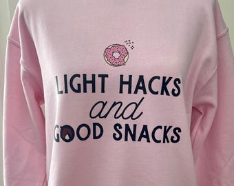 Snack leggeri e buoni trucchi Horse Cozy Crew manica lunga regalo equestre abbigliamento equestre abbigliamento equestre unisex