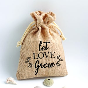 Burlap Bag  Wedding Favor Bags | Party Favor Bags - Burlap Gift Bags Rustic Wedding Jute Bag Natural | Set of 20