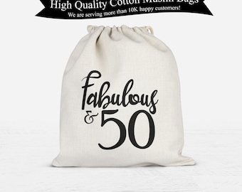 Fabulous Favor Tassen - Natuurlijke Katoenen Tassen | Dubbele trekkoord zakken voor bruiloft of partij gunsten - mousseline tassen, diy gunst tassen set van 20