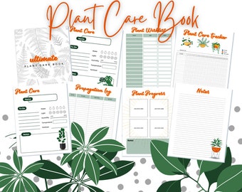 Ultimate Plant Care Book, Houseplant Planner, Indoor Plant Care Tracker, Plant Tracker, House Plant Journal