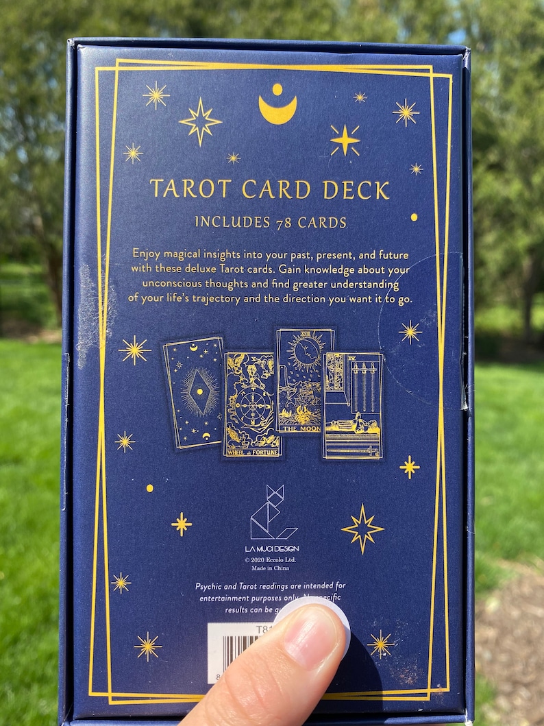 Tarot Card Deck Etsy
