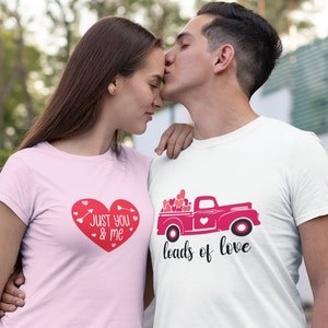 Valentines Day Shirt  Just You  Me  Gift for Her