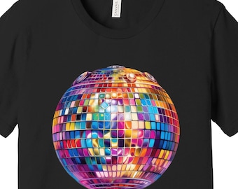 トップス WACK Disco Ball &Dance Theme Print Shirt Amazon.com: Disco Ball Themed Vintage Disco Fever Dancing V