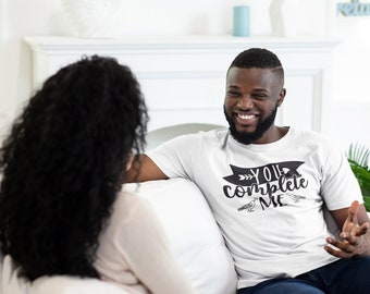 Valentines Day Shirt  You Complete Me  Gift for Him or Her