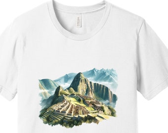 Machu Picchu T-Shirt - Ancient Incan City Design - Heritage & Travel Apparel - Historic Peru Tee