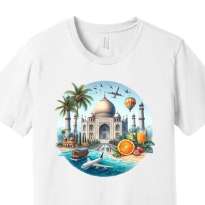 Taj Mahal Travel T-Shirt: Exotic India Adventure Tee