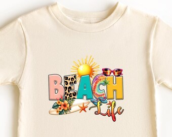 Beach Life T-Shirt - Summer Beach Vibes Graphic Tee - Coastal Living Shirt