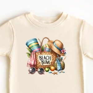 Beach Bum T-Shirt - Fun Summer Picnic Graphic Tee - Beach Lover Shirt
