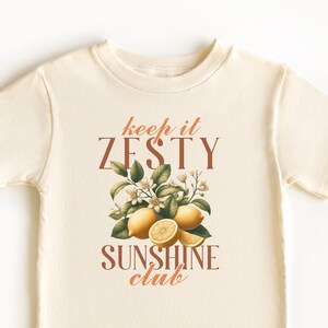 Retro Lemon Sunshine Club Shirt - Aesthetic Fruit Tee with Local Farmers Market Design - Summer Lemons Print Top - Sustainable Gift