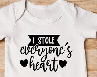 Ik heb ieders hart onesie gestolen - schattige babybody - schattige babyoutfit