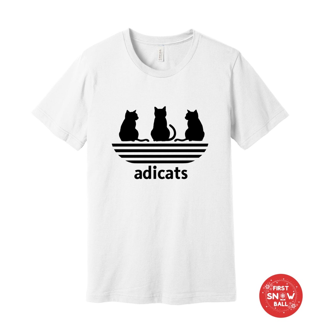 Buy Adicats T-shirt Funny Cat Lovers Tee Playful Parody Cat Shirt  Online in India