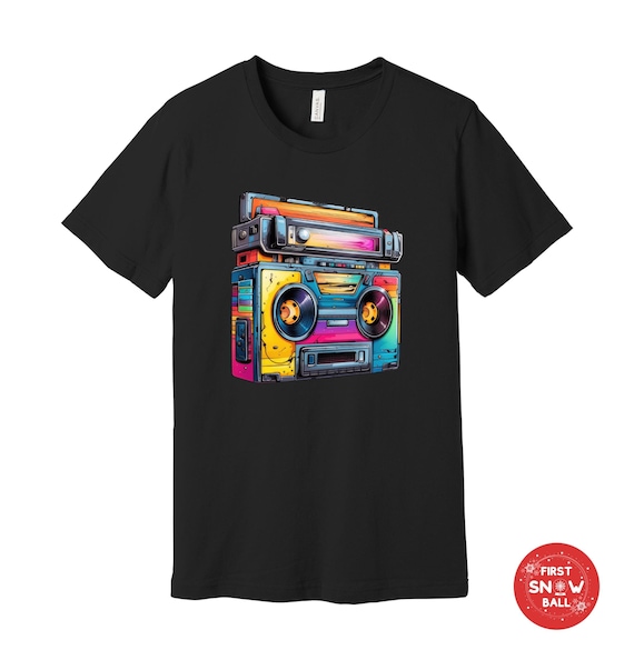 Popular - Relax T-Shirt 80s Ghettoblaster Boom Box Popular - Relax T-Shirt 80s Ghettoblaster Boom Box
