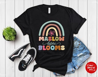 Maslow Before Blooms T-Shirt – Rainbow Empowerment Tee
